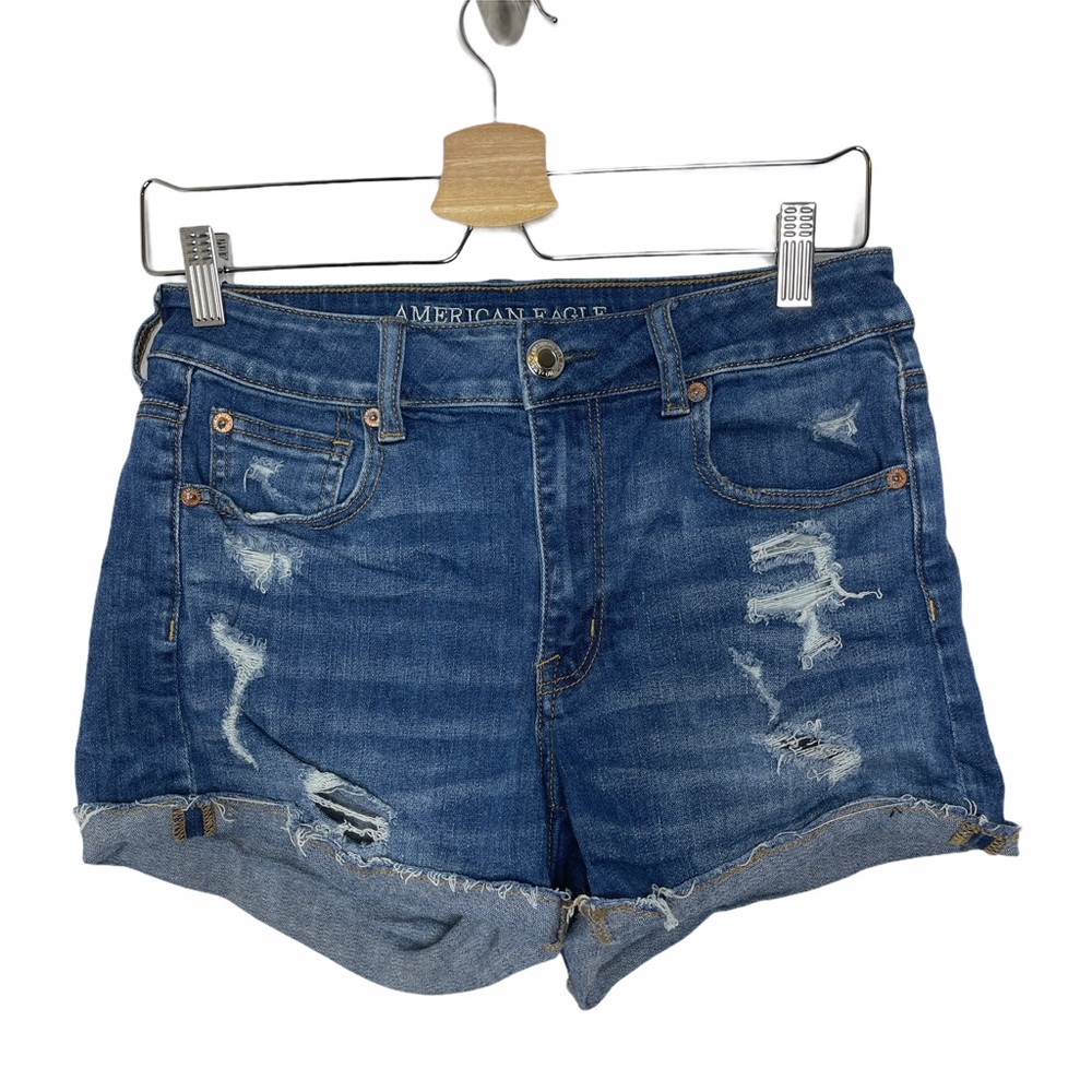 American Eagle Super Stretch Hi Rise Shortie 8